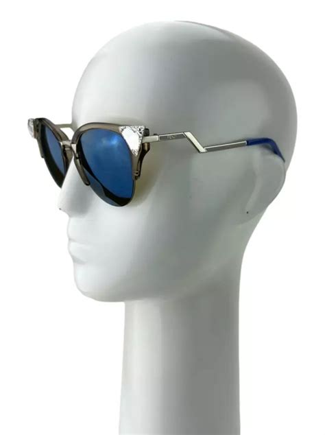 fendi iridia sunglasses replica|Authentic Fendi Iridia FF0041/S Crystal Corner Grey Shaded Cat .